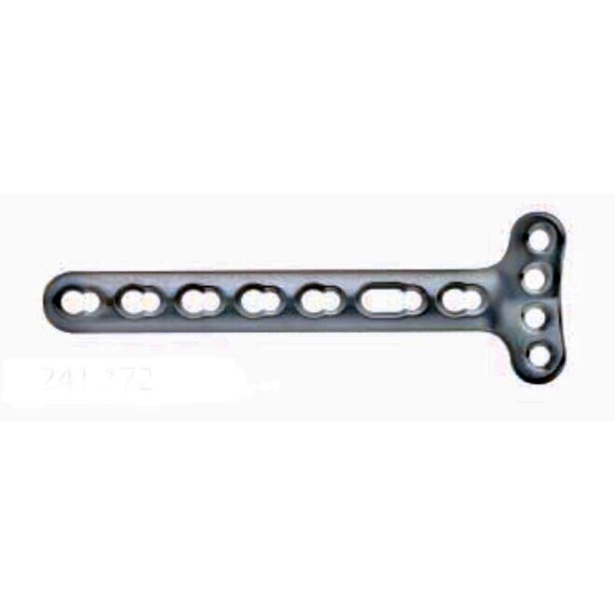 BONE LOCK SMALL T-PLATE 4 HEAD HOLE FOR 3.5 MM SCREW