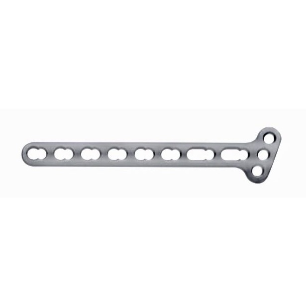 BONE LOCK SMALL T-PLATE OBLIQUE 3 HEAD HOLE FOR 3.5 MM SCREW